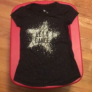 Girls black T